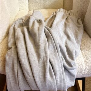 Gray sweat pants